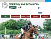 Tablet Screenshot of middleburgtack.com
